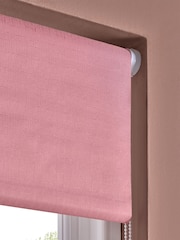Dusky Pink Ready Made Textured Roller Moisture Resistant Blind - Image 4 of 7
