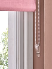 Dusky Pink Ready Made Textured Roller Moisture Resistant Blind - Image 6 of 7