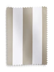 Natural Mink Ready Made Blackout Roller Blind Stripe Print - Image 6 of 6