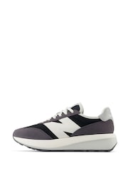 New Balance Grey/White Mens 370 Trainers - Image 2 of 8