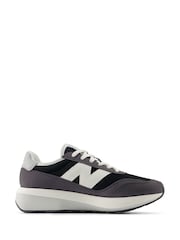 New Balance Grey/White Mens 370 Trainers - Image 3 of 8