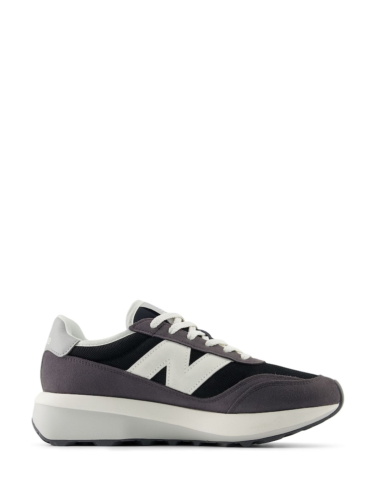 New Balance Grey/White Mens 370 Trainers - Image 3 of 8