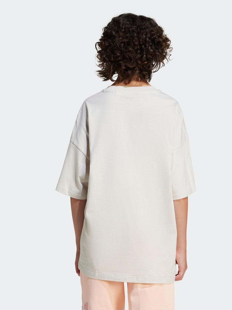 adidas Neutral Trefoil Loose 100% Cotton T-Shirt - Image 2 of 6