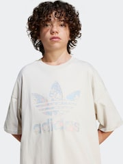 adidas Neutral Trefoil Loose 100% Cotton T-Shirt - Image 4 of 6