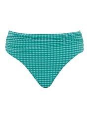Panache Green Gingham Midi Briefs - Image 4 of 4
