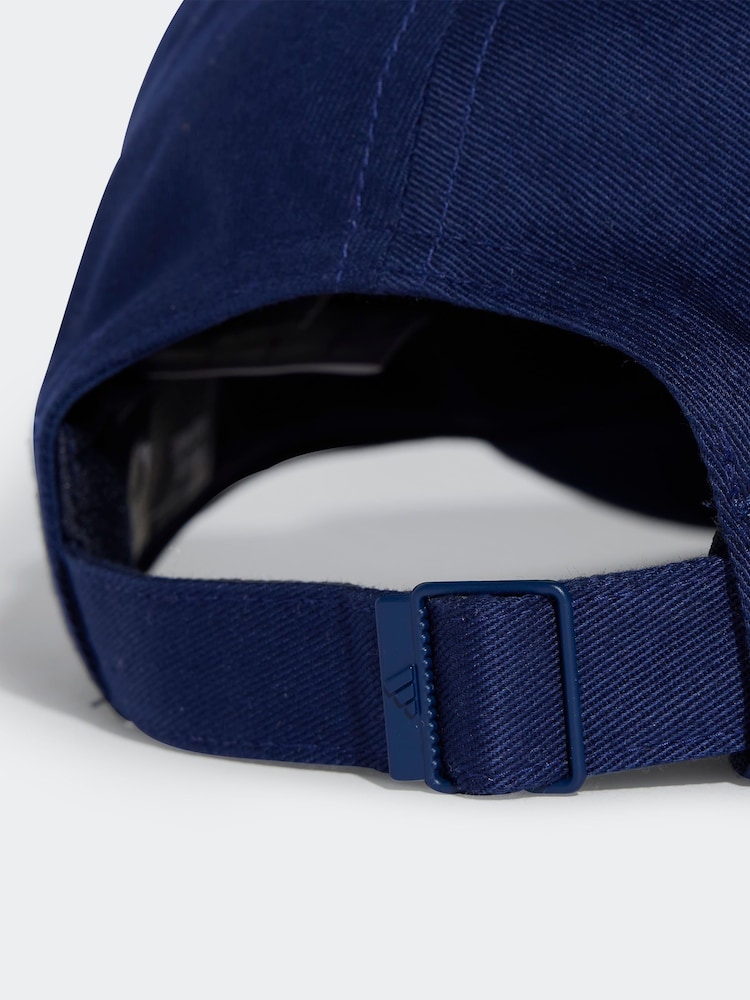 Синий - adidas 100% Cotton Baseball Cap - Image 4 of 4