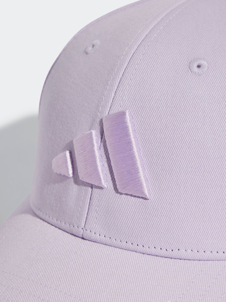 adidas Purple Tonal Baseball 100% Cotton Hat - Image 3 of 4