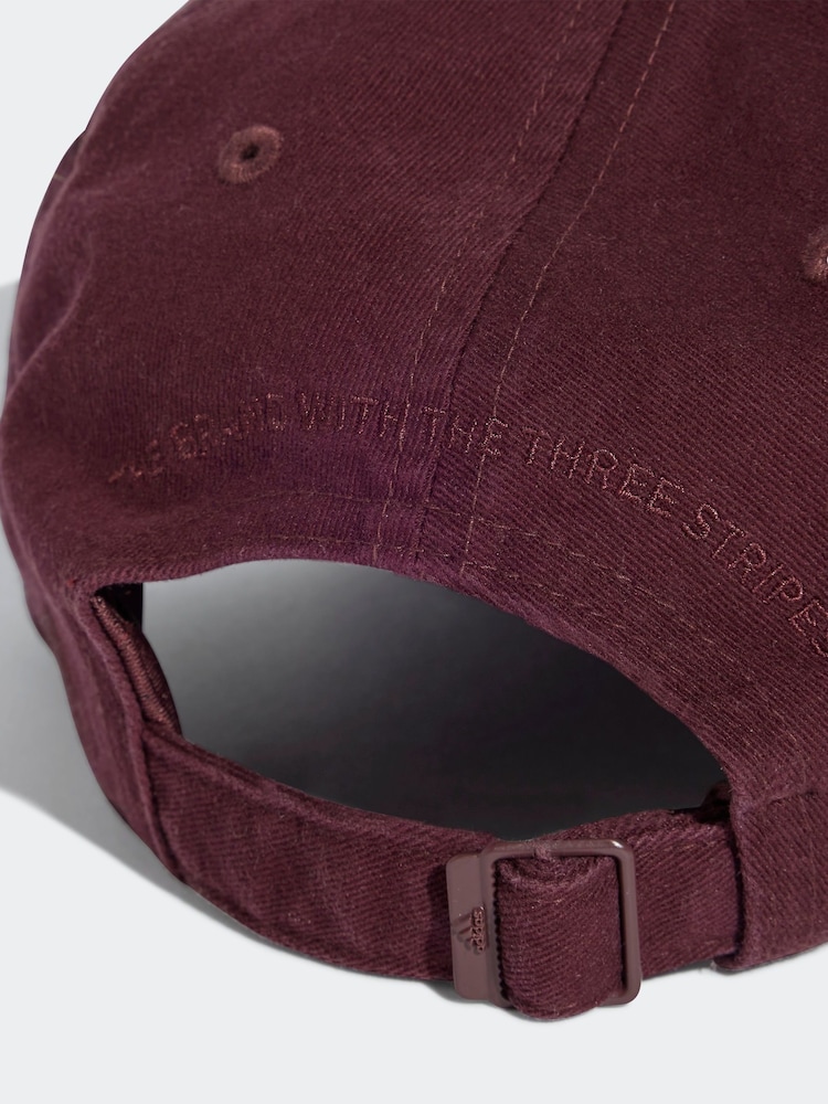 Burdeos - adidas 100% Cotton Dad Cap - Imagen 4 de 4