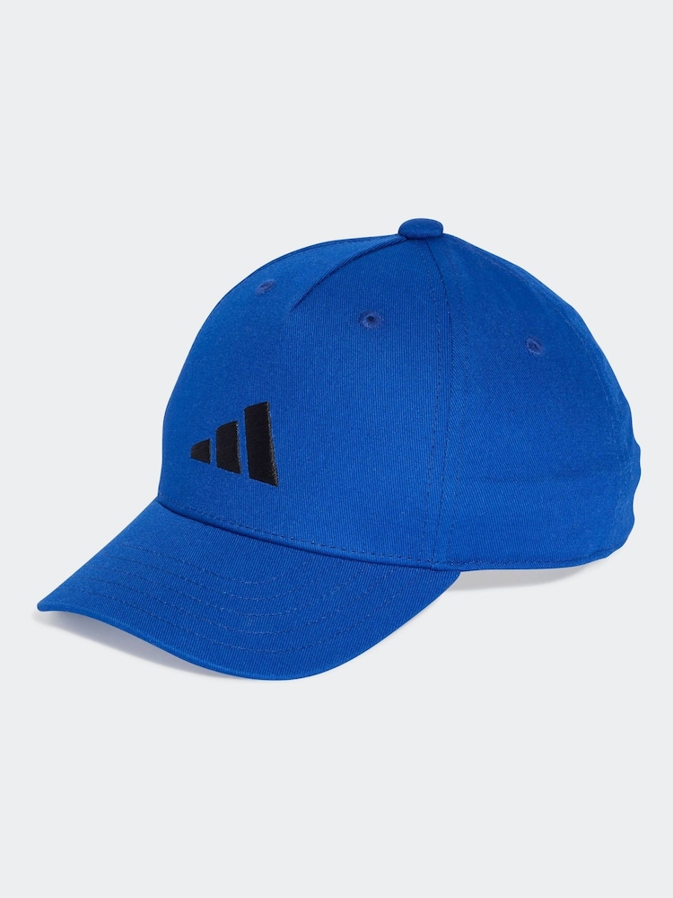 Azul - adidas Kids 3 Bar Cap - Imagen 1 de 4