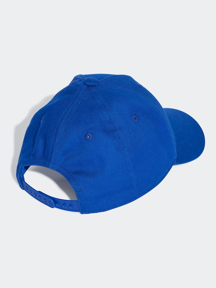 Azul - adidas Kids 3 Bar Cap - Imagen 2 de 4