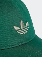 Grün - adidas Originals Adicolour Classic Trefoil 100% Cotton Baseball Cap - Bild 3 von 4