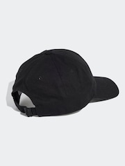 Schwarz - adidas Originals Adicolour Classic Trefoil 100% Cotton Baseball Cap - Bild 2 von 4