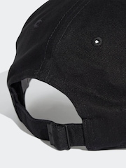 Schwarz - adidas Originals Adicolour Classic Trefoil 100% Cotton Baseball Cap - Bild 4 von 4