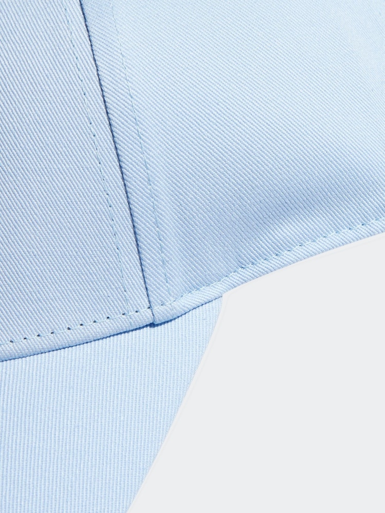 adidas Blue 3 Stripe 100% Cotton Baseball Hat - Image 3 of 4