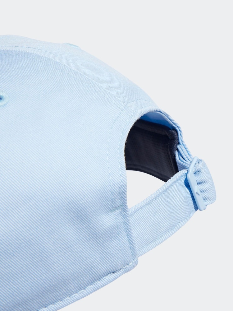 Blau - adidas 3 Stripe 100% Cotton Baseball Hat - Bild 4 von 4