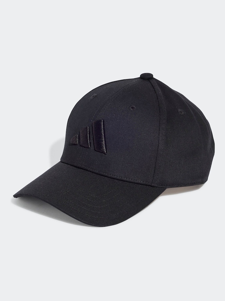 Черный - adidas Tonal Baseball 100% Cotton Hat - Image 1 of 4