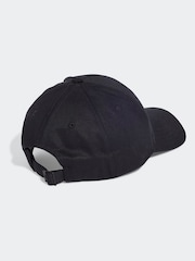 Черный - adidas Tonal Baseball 100% Cotton Hat - Image 2 of 4