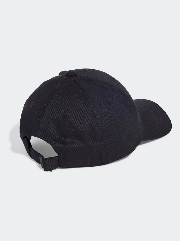 Черный - adidas Tonal Baseball 100% Cotton Hat - Image 2 of 4
