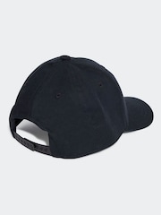 Negro - adidas Kids 3 Bar Cap - Imagen 2 de 4