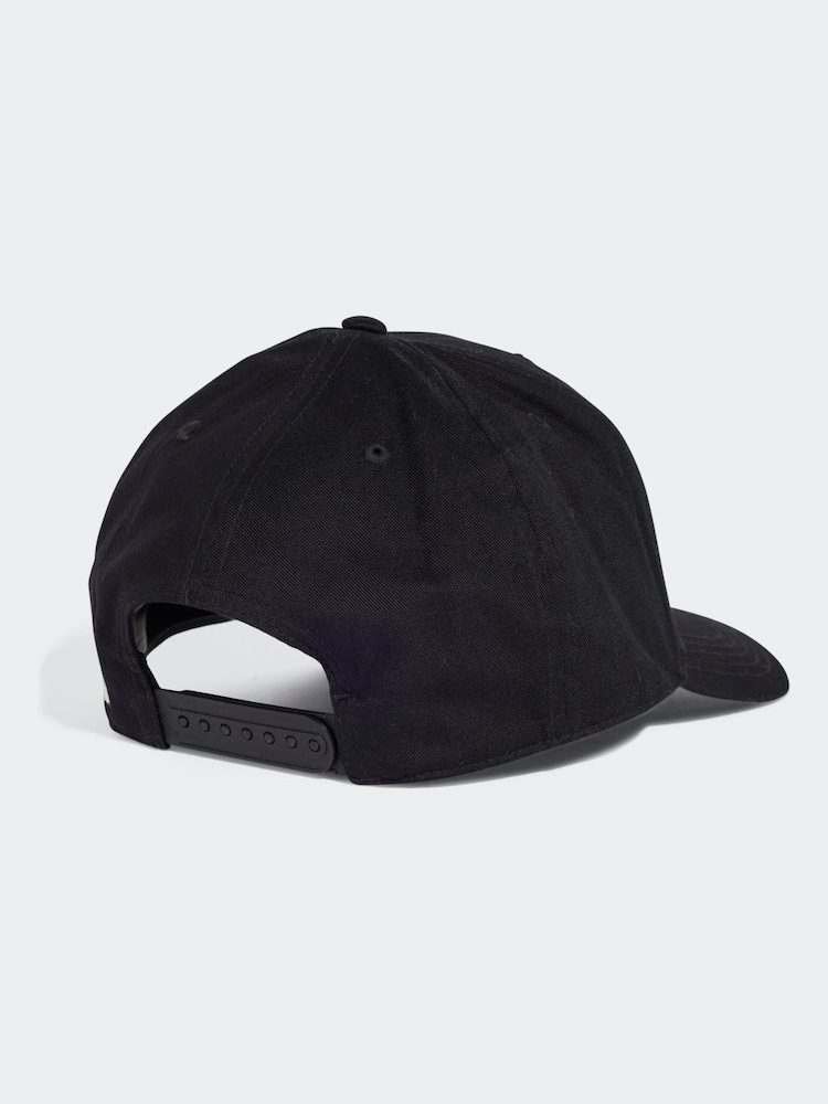 adidas Black Varisty 100% Cotton Cap - Image 2 of 4