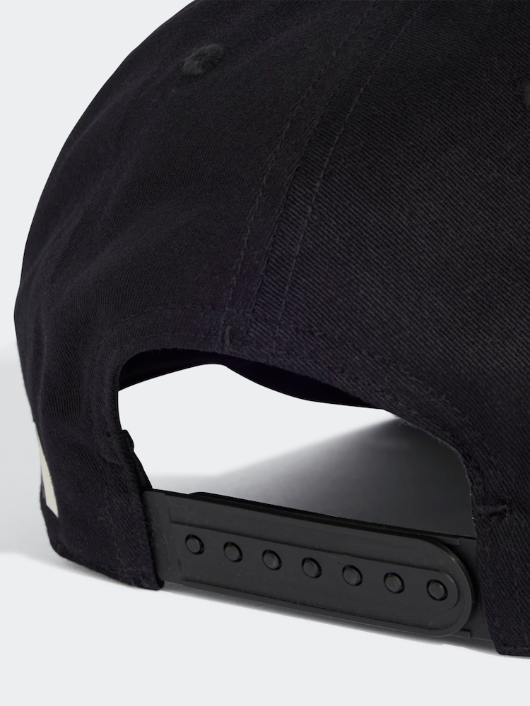 adidas Black Varisty 100% Cotton Cap - Image 4 of 4