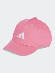 Rosa - adidas Kids 3 Bar Cap - Imagen 1 de 4
