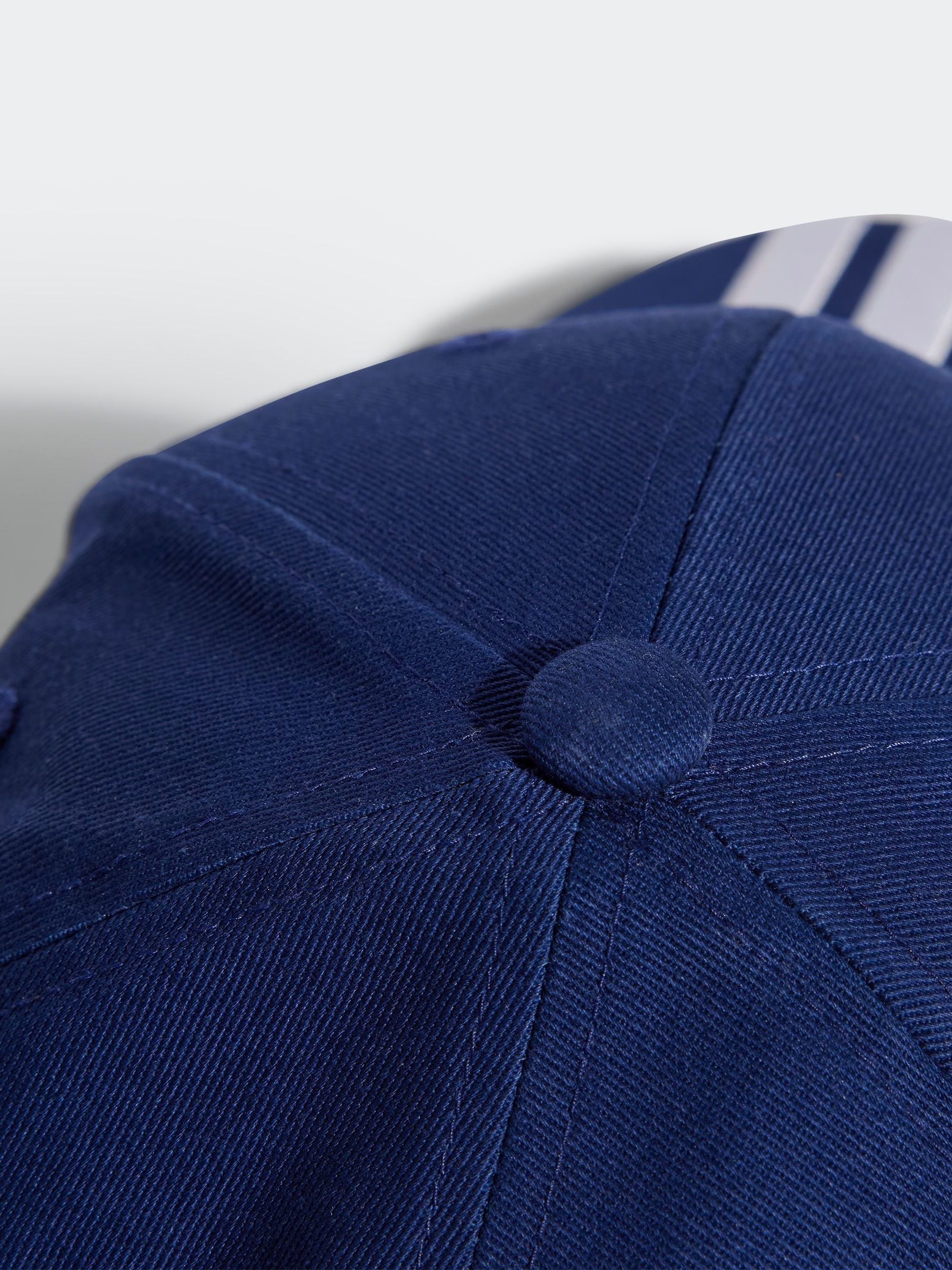 Buy adidas Blue 3 Stripe 100% Cotton Baseball Cap from Next USA