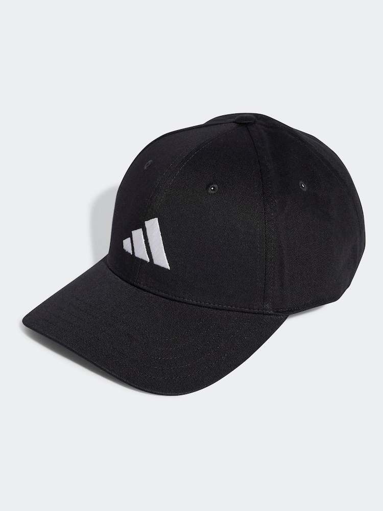adidas Black 100% Cotton Baseball Cap - Image 1 of 4 adidas Black 100% Cotton Baseball Cap - Image 1 of 4