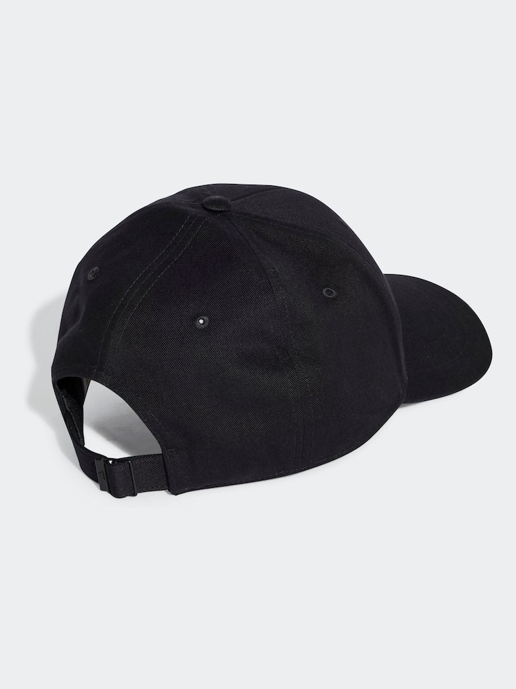 Negro - adidas 100% Cotton Baseball Cap - Imagen 2 de 4
