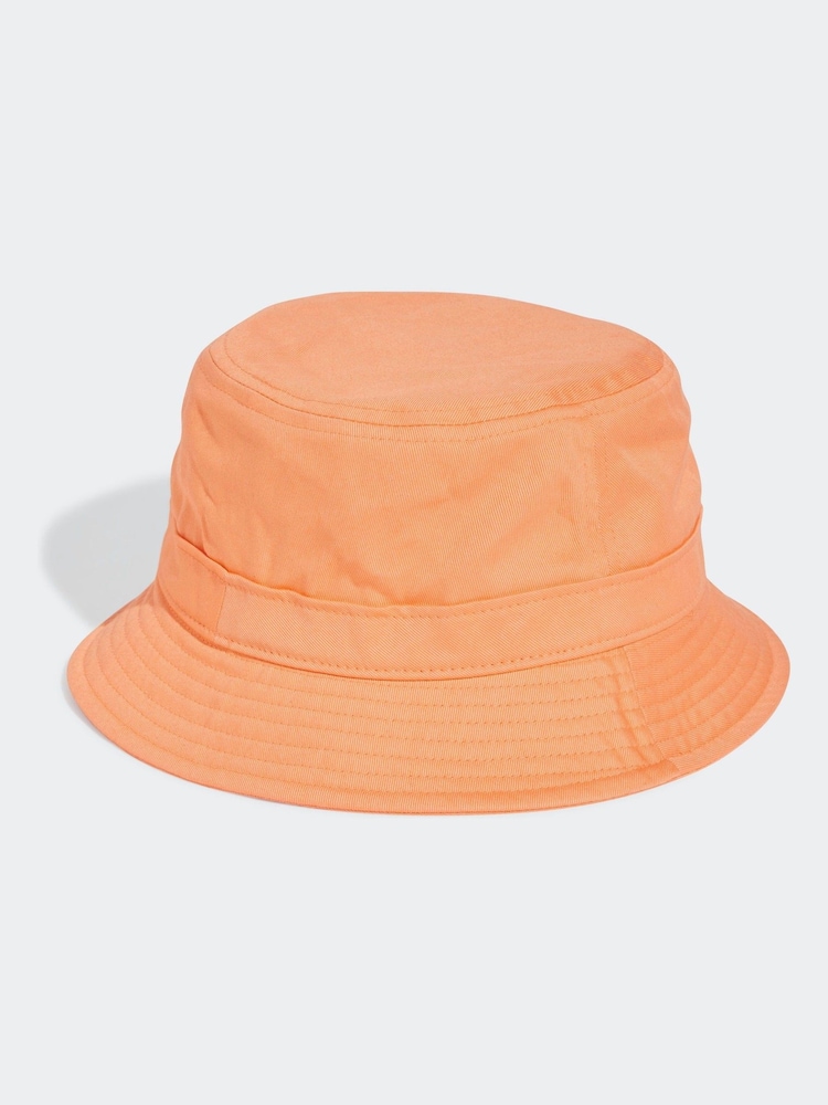 adidas Originals Orange Trefoil 100% Cotton Bucket Bag - Image 2 of 4