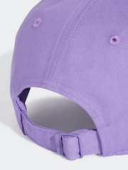 Lila - adidas 3 Stripe 100% Cotton Baseball Hat - Bild 4 von 4
