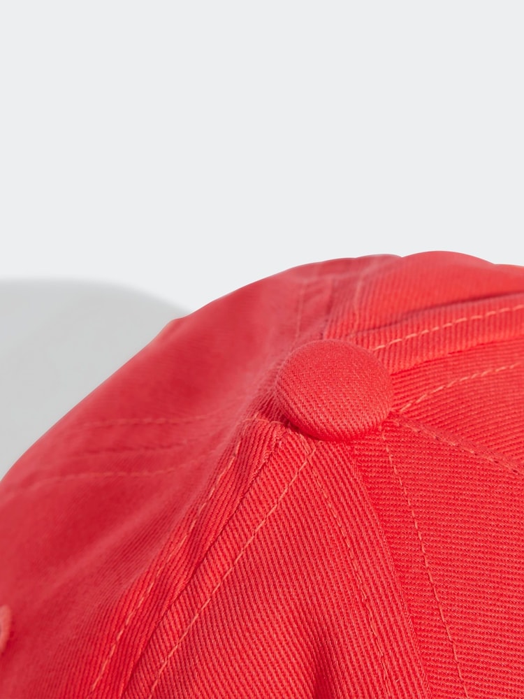 Rojo - adidas Kids 3 Bar Cap - Imagen 4 de 4