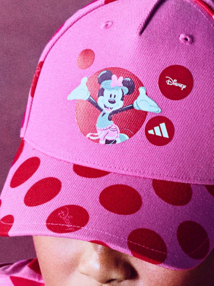 adidas Pink Little Kids Minnie Mouse Cap - Image 2 of 7