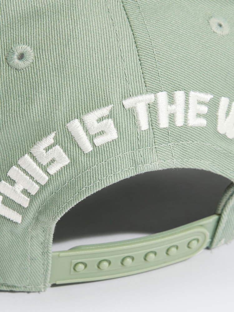 adidas Green Star Wars The Mandalorian Little Kids Cap - Image 4 of 4