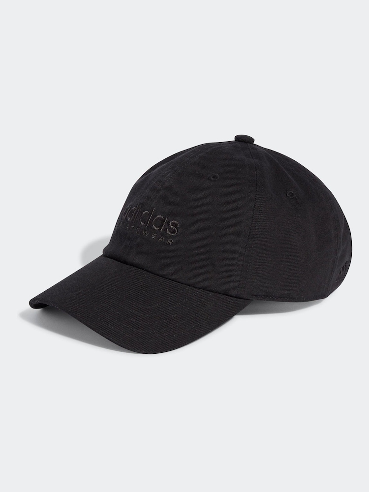 Negro - adidas 100% Cotton Dad Cap - Imagen 1 de 4