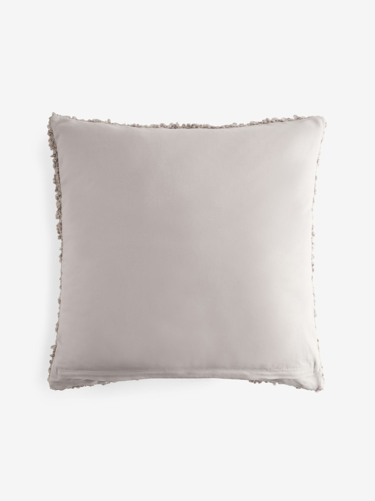 Dark Natural Cosy Texture 50 x 50cm Cushion - Image 4 of 5