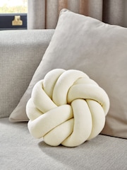 Light Natural Knot Cushion - Image 1 of 5