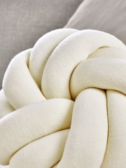 Light Natural Knot Cushion - Image 2 of 5