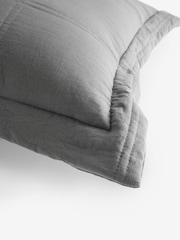 Connie Quilted Microfibre Cushion - Image 5 of 5