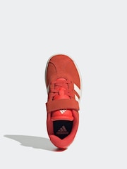 adidas Red/White VL Court 3.0 Trainers - Image 6 of 9
