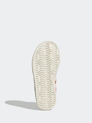 adidas Red/White VL Court 3.0 Trainers - Image 7 of 9