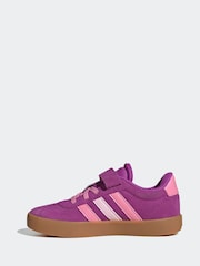 adidas Pink/Purple VL Court 3.0 Trainers - Image 2 of 9