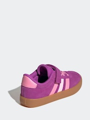 adidas Pink/Purple VL Court 3.0 Trainers - Image 4 of 9
