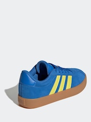 adidas Blue/Yellow VL Court 3.0 Trainers - Image 2 of 10