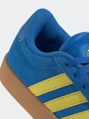 adidas Blue/Yellow VL Court 3.0 Trainers - Image 9 of 10