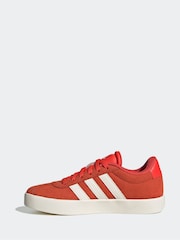 adidas Red/White VL Court 3.0 Trainers - Image 2 of 10