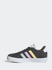 adidas Grey/Blue VL Court 3.0 Trainers - Image 2 of 9