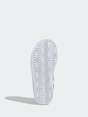 adidas Grey/Blue VL Court 3.0 Trainers - Image 7 of 9