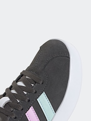 adidas Grey/Blue VL Court 3.0 Trainers - Image 8 of 9