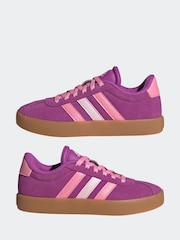 adidas Purple Blue VL Court 3.0 Trainers - Image 5 of 9
